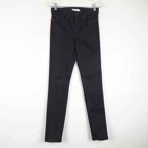 Levi's 311 Shaping Skinny Jeans Women's 27 Black Stretch Denim